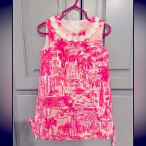 Lilly Pulitzer girls 3T pink shift dress